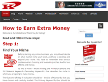 Tablet Screenshot of how-to-earn-extra-money.com